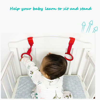 Baby Pull up Ring for Playpen and Crib - Toddler Walking Assistant, Standing Rings for Play Pen