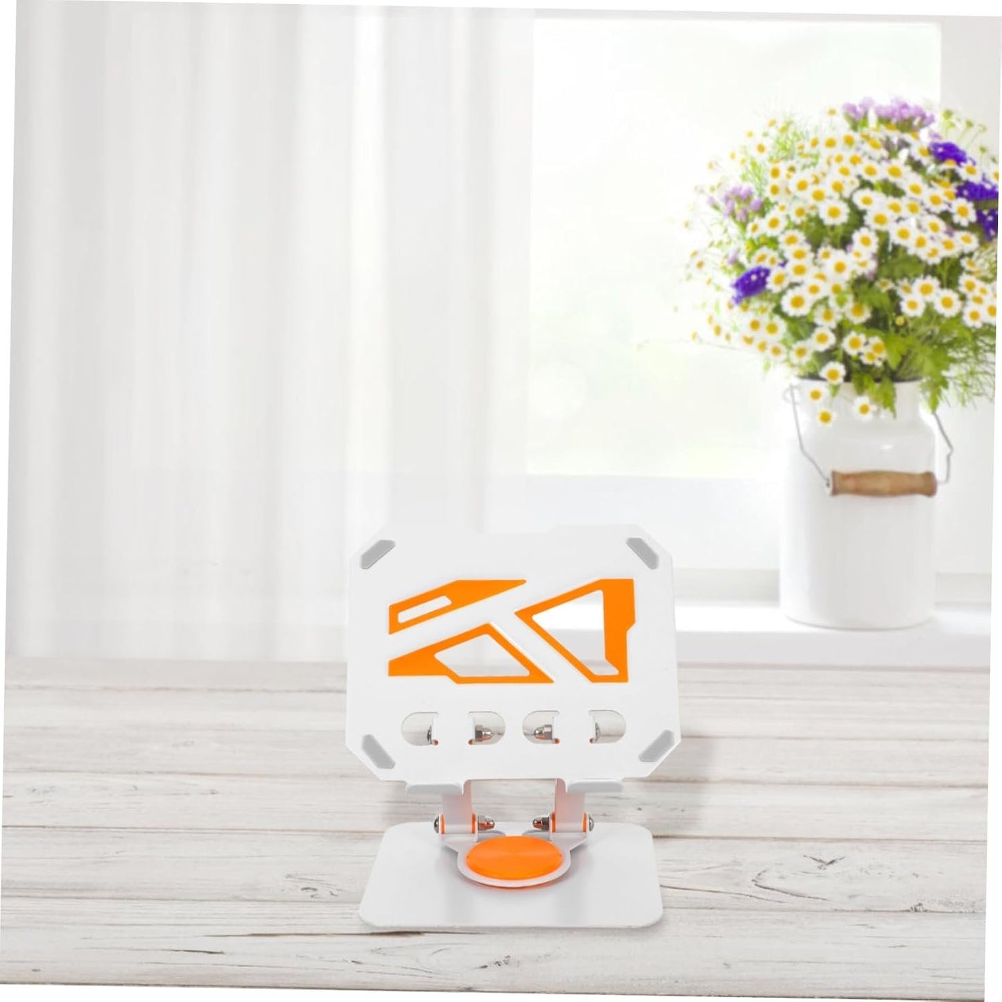 Veemoon Foldable Tablet Holder Stand: -Slip Desktop Stand Portable Holder for Office Entertainment and Travel White