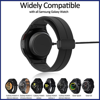 DEEN Charging Cord 【2023 Upgraded】 for Samsung Watch Charger - Fast Secure Wireless Charger Compatible with Samsung Galaxy Watch Charger 6/6 Classic/5/5 Pro/ 4/4 Classic/3/Active 2/Active