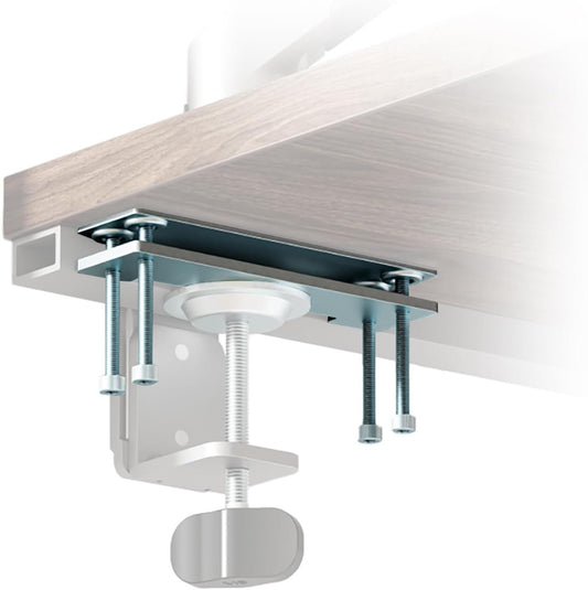 Pugala Computer Under Desk Clamp Mount, Under Table Metal Desk Accessories, Suitable for Different Tables, Adjustable