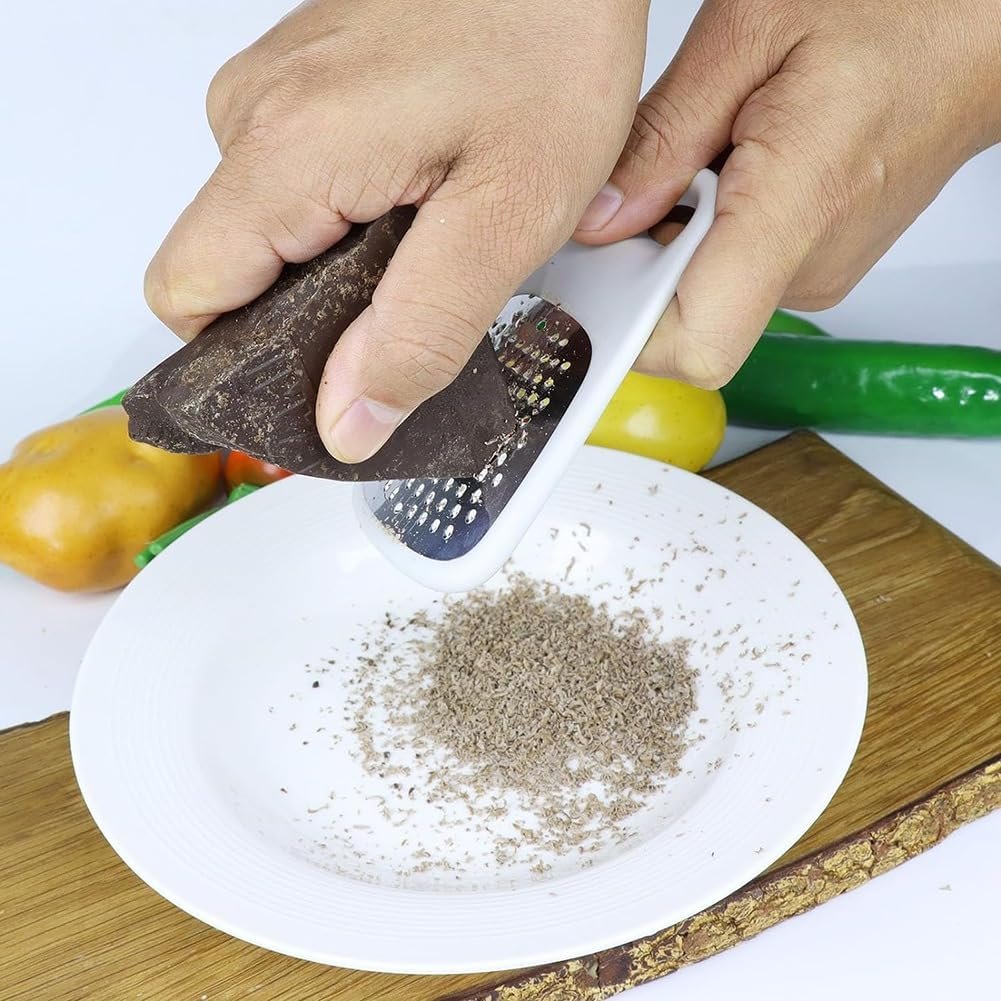 Joselin Set di Gadget da Cucina 3 Pezzi, Pelapatate, Pelapatate A Julienne, Macina Aglio/, Accessori per Utensili da Cucina Impilabili
