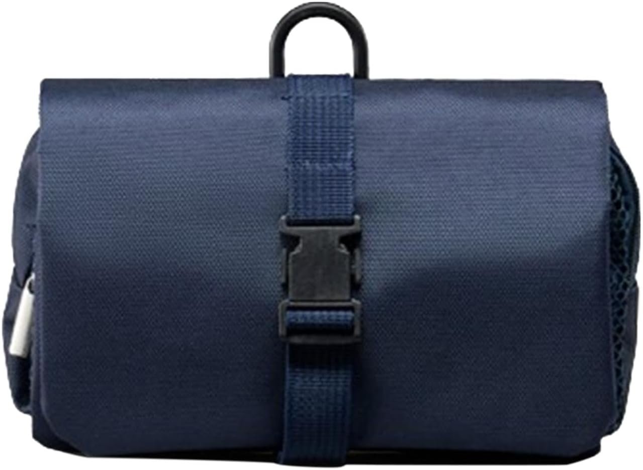 Hygiene Bag for Men - Cosmetic Bag Pouch - Waterproof Cosmetic Bag Pouch, Portable Toilet Travel Bag with Hook for Men Women, Navy Blue, Refer to description, Unisex