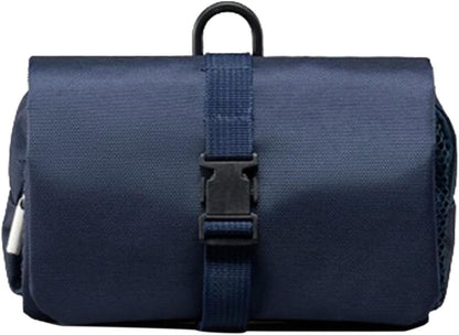 Hygiene Bag for Men - Cosmetic Bag Pouch - Waterproof Cosmetic Bag Pouch, Portable Toilet Travel Bag with Hook for Men Women, Navy Blue, Refer to description, Unisex