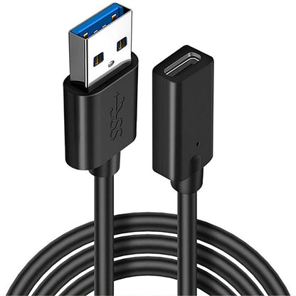 tunghey USB Male to USB C Female Cable, USB 3.0 Type A Male to USB 3.0 Type C Female Connector Converter Adapter for Laptop, PC, Flash Disk, Quest Link, Charger (1.5M)