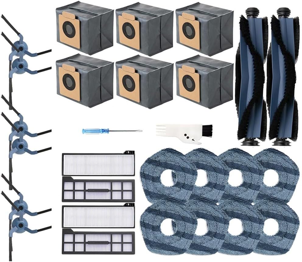 Cleaning Essentials Pack for Eufy X10 Pro For Omni Vacuum Set completo di spazzole, filtri e panni mocio
