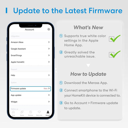 meross Light Bulb Smart WiFi LED Bulb Dimmable Multicolor RGBWW, Remote Control, Equivalent 60W E27 2700K-6500K 810 Lumens Compatible with Homekit Siri, Alexa, SmartThings and Google Home, 2 Pack