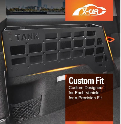 X-CAR Trunk Storage Rack Boot Left Side Shelves Shelf Organizer Accessories for GWM Tank 300
