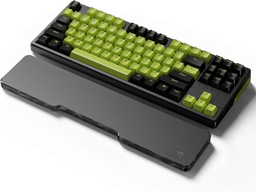 SELORSS Acrylic Keyboard Wrist Rest - Tenkeyless, Ergonomic, No Numeric Keypad - Modern, Black