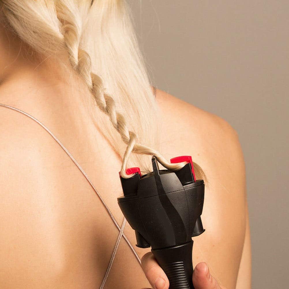 Bonbela Electric Hair Braider Automatic Twist Braider Knitting Device Writer Machine Braid Forming Machine Hair Styling Hair Tool
