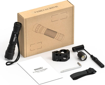 Feyachi FL17 Weapon Light 1200 Lumens Tactical Flashlight with mLok Rail Mount, Pressure Switch