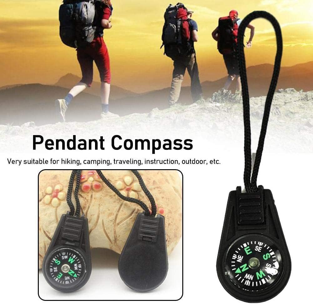 Mini Survival Compass Outdoor Camping Hiking Pocket Riding Carabiner Equipment Climbin Tool 1PC Navigator Camping Adventure