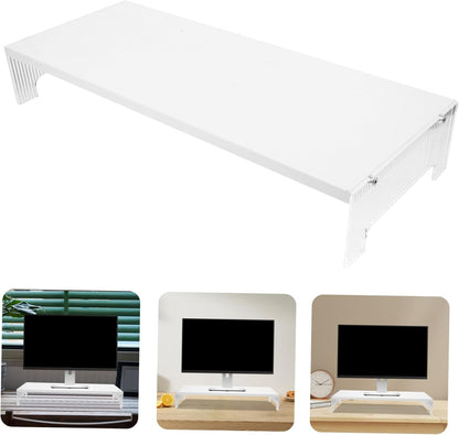 Tofficu Monitor Stand Riser with Legs Portable Laptop Stand for Desk Organization Heightening Computer Stand for Improved Posture and