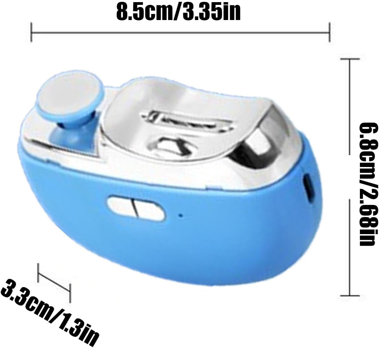 Electric Nail Clippers, Rechargeable Manicure Pedicure Tool, Shiner Polisher, Safety Fingernail Trimmer for Kids, Electric Nail File Smooth Polishing and Grooming