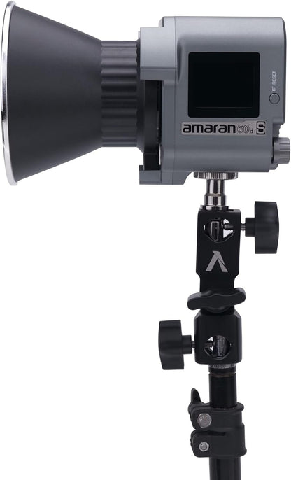 Aputure Amaran COB 60d-S LED Continuous Video Light, 60W Bowens Mount Light, Illumination up to 45000lux @ 1m, APP Control Point-Source Portable Light for Portrait,Studio,Interview and Filming
