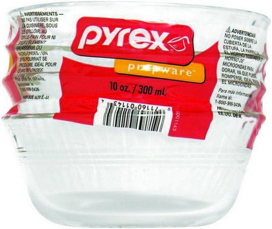 Pyrex 6001143 Bakeware 10-Ounce Custard Cups, Set of 4