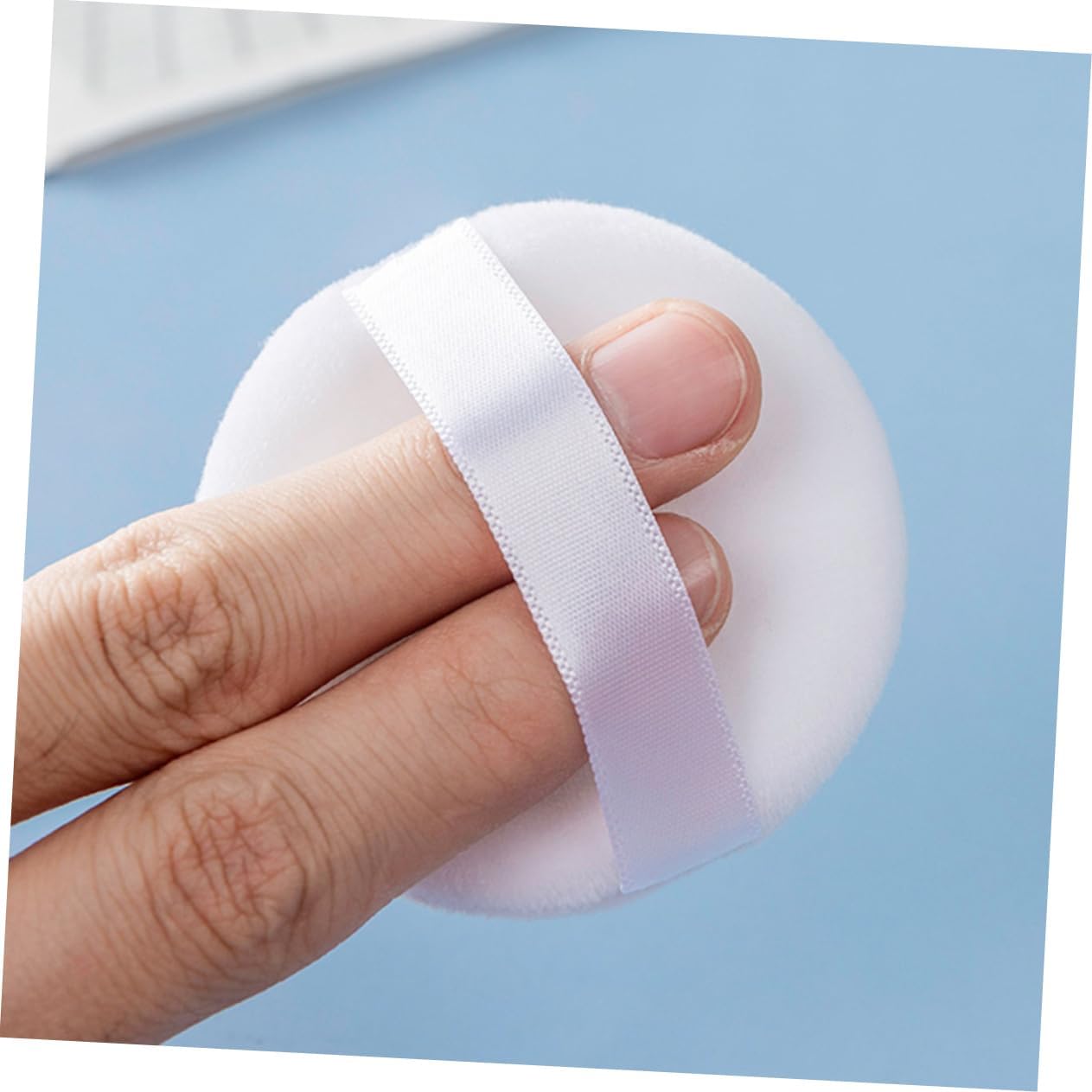 FRCOLOR 5 Pz soffio di cipria sciolto applicatore di bellezza piccolo strumento per il trucco makeup cosmetici accessorio cosmetico per ragazza soffice soffio di cipria in polvere