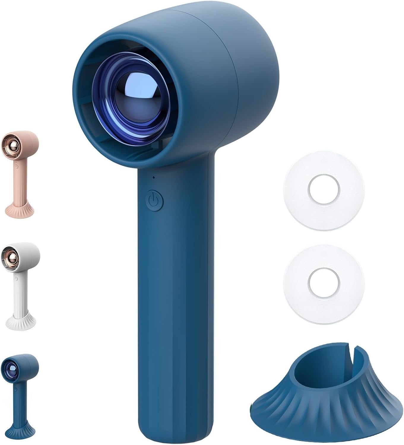 KENSUKA Handheld Fan with Aromatherapy HA1, Portable Hand Held Fan with 2000aMh USB Rechargeable Battery, 3 Speed Adjustable, Ideal for Travel, Makeup, and Outdoor Personal Cooling