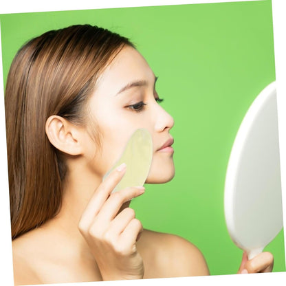 HOLIDYOYO 1Pc Jade Plate for Facial Massage Lightweight and Compact Massage Tool for Women for Tension Reduce
