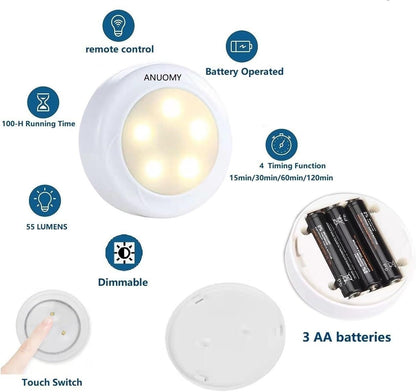 KEFA Modern White Not Hardwired Battery Operated Pendant Light/Ceiling Hanging Lighting, Wireless Battery Run Pendant Lightting Fixture Chandelier for Kitchen Island Living Dining Room Bedroom Hallw