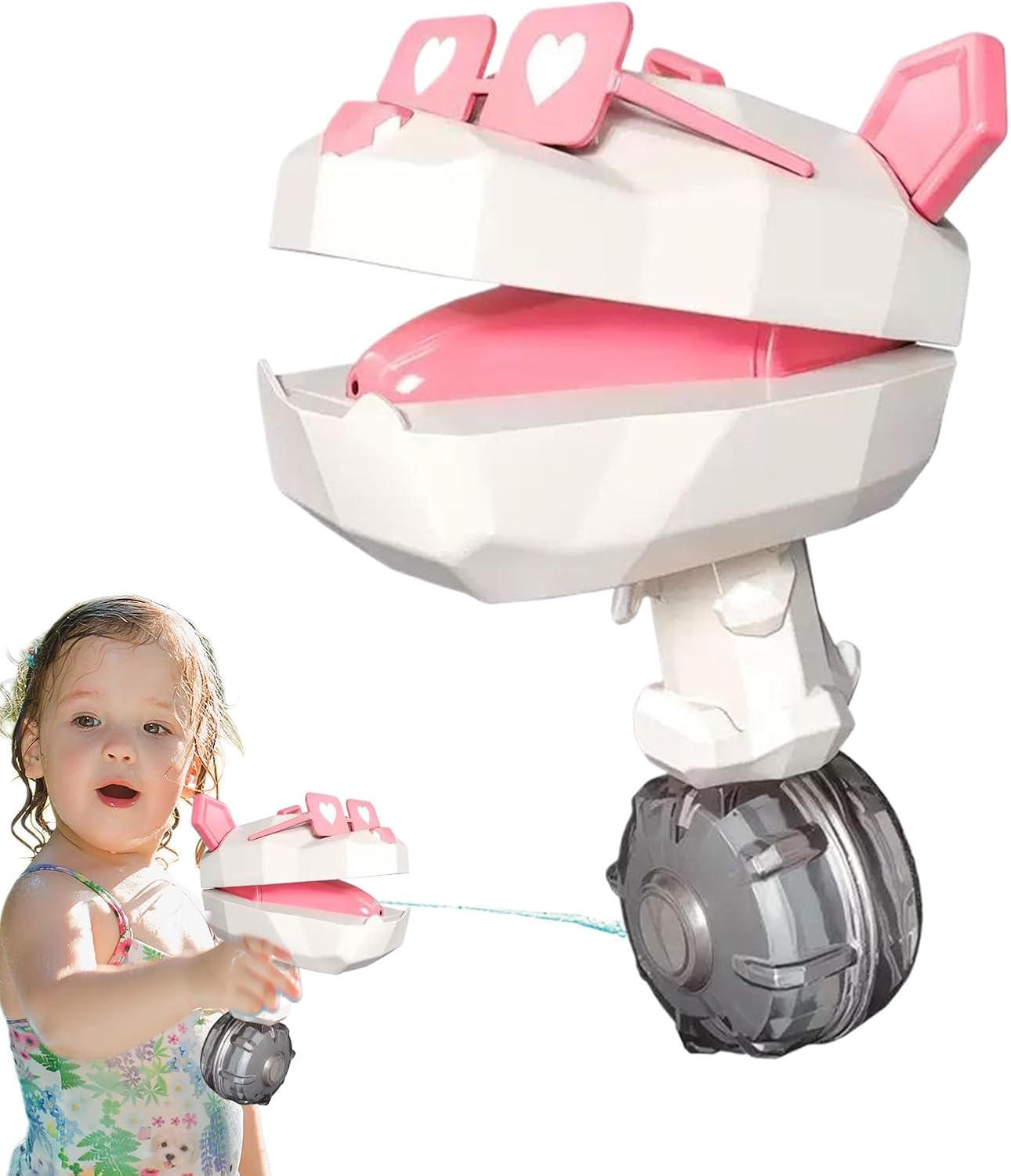 Water Squirter Toys, Automatic Water Blasting, Interactive Summer Outdoor Play, High Pressure Spray Action, 10,04 x 6,3 pollici, Perfect for Kids, Teens and Adults