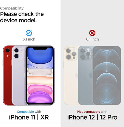 Spigen Tempered Glass Screen Protector [GlasTR EZ FIT] designed for iPhone 11 / iPhone XR [6.1 inch] [Case Friendly] - 2 Pack