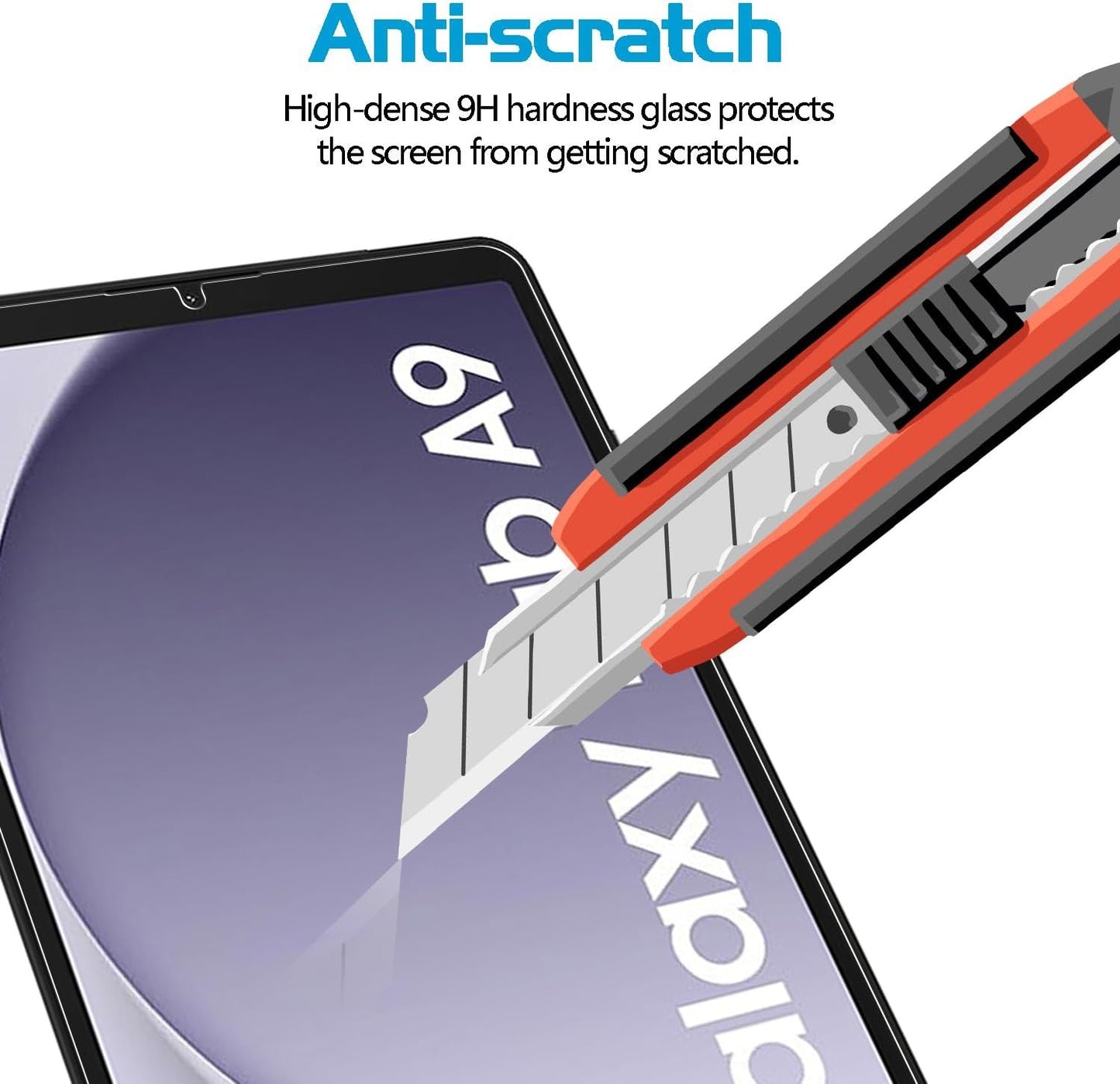 XunyLyee 2-Pack, Screen Protector for Samsung Galaxy Tab A9 8.7 inch SM-X110/ SM-115 2023 Version Tempered Glass Film