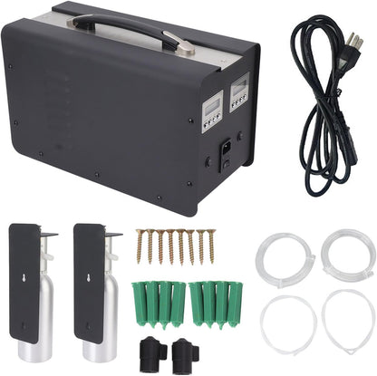 Aromatherapy Diffuser Machine, Aromatherapy Diffuser Dispaly Panel Metal Cover for Shopping Malls (US Plug 110V)