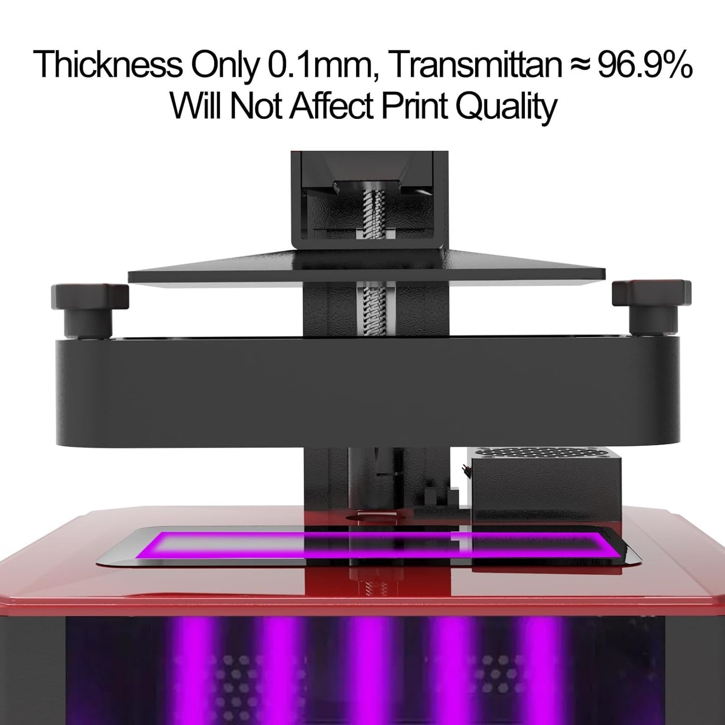 HIKUDIY 5PCS 10 Inches LCD Screen Protector Film - Scratch-Resistant High Light Transmittance Protective Films for ELEGOO Saturn 4 12K/Saturn 4 Ultra 12K LCD Resin 3D Printer