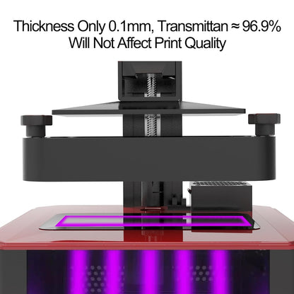 HIKUDIY 5PCS 10 Inches LCD Screen Protector Film - Scratch-Resistant High Light Transmittance Protective Films for ELEGOO Saturn 4 12K/Saturn 4 Ultra 12K LCD Resin 3D Printer