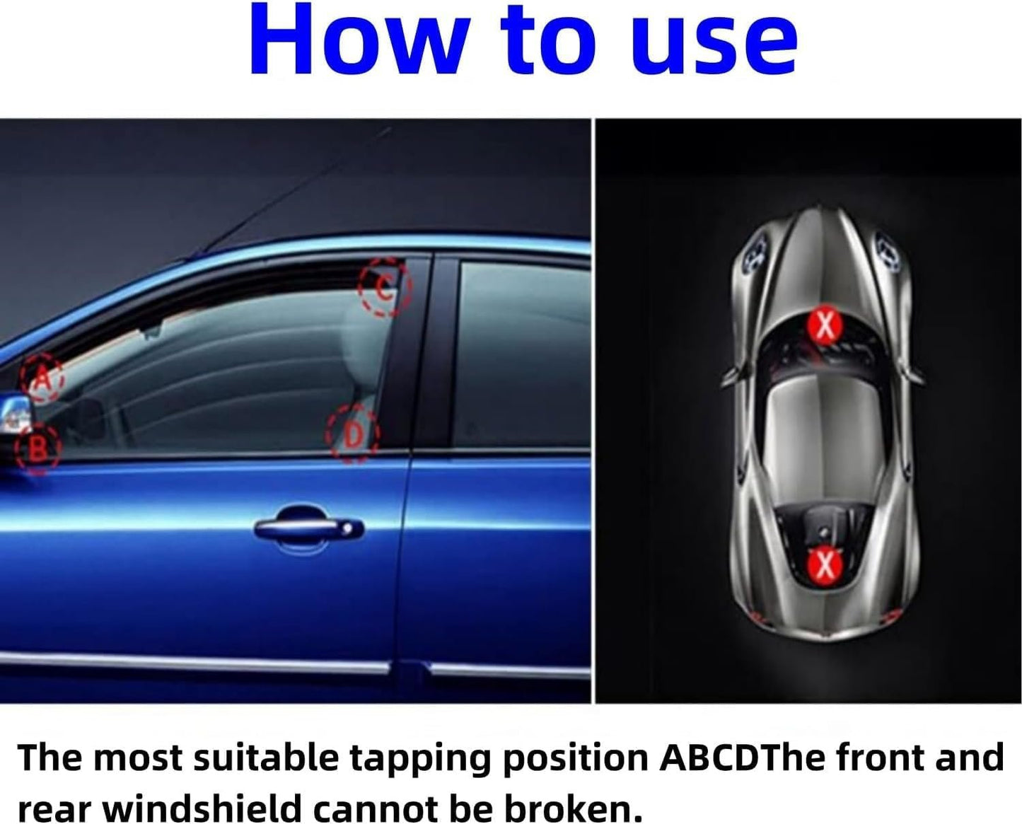 2 Pcs Three-in-One Car Escape Rescue Tool Keychain Glass Breaker Seatbelt Cutter Mini Hammer Emergency Rescue Glass Breaker Car Safety Tool Window Broken Seat Belt Cutter（red/Black）