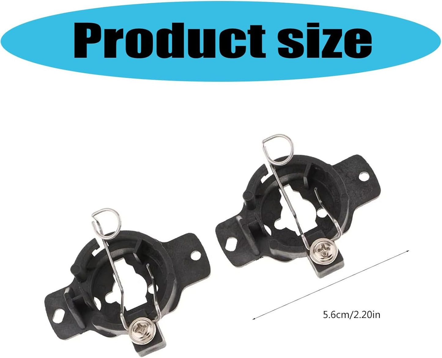 2PCS Headlight Bulb Holder S320 Replacement Bulb Base Socket Holder Clip Automotive Accessories