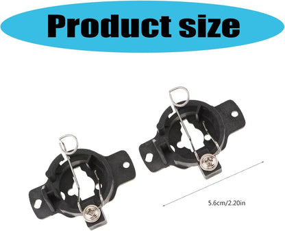 2PCS Headlight Bulb Holder S320 Replacement Bulb Base Socket Holder Clip Automotive Accessories