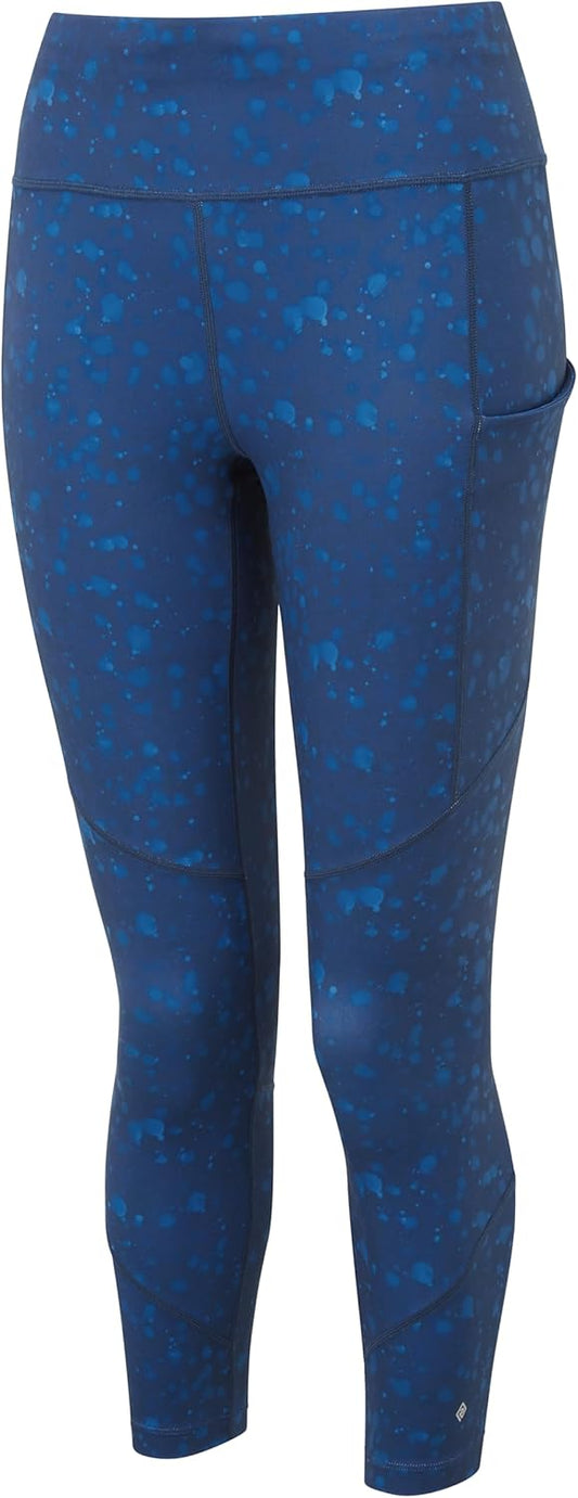 Ronhill Corsa, Wmn's Tech Crop Tight, Gocce di Pioggia di Marea, 10
