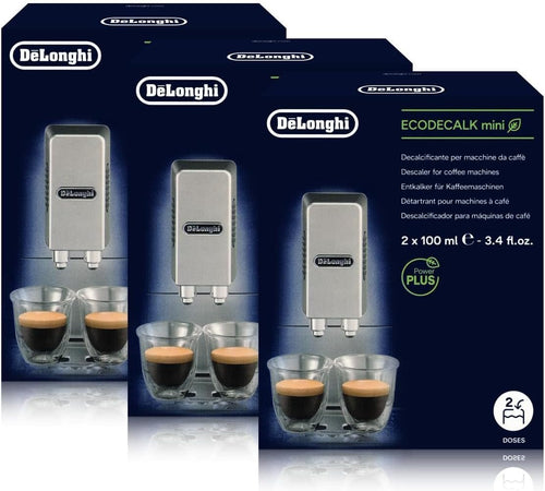 De'Longhi Eco Decalk Natural Coffee Machine Descaler (Pack of 6 x 100ml)