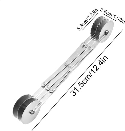 GkgWuxf Pasta Cutter Roller | Pizza Pie Roller Pasta Tools Slicer - Kitchen Gadget Ravioli Pizza Noodle Cutter Wheel for Fast Household Kitchen Food Prep