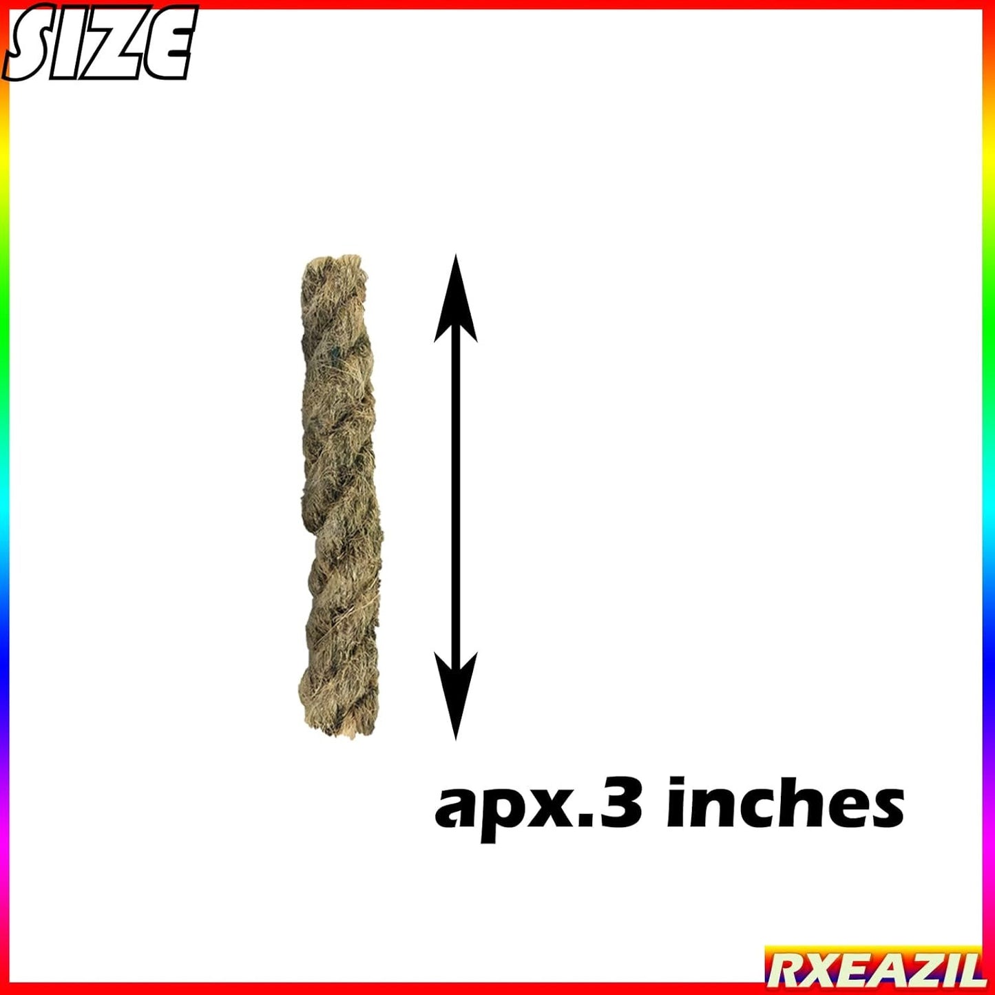 Fire Starter Survival Tool, Magnesium Ferro Rods Fire Starter Kit, Waterproof Emergency Equipment, Fire Bellowing Tool, 4 Piece Wick Hemp Cord, Survival Whistle, Multifunctional Bag (8 Pcs Tinder Quickfire Kits)