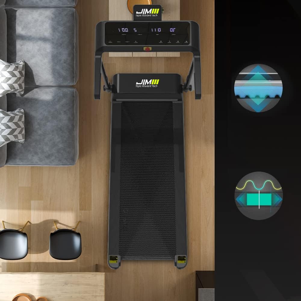 JIM Fitness Tech 2.0 Treadmill, Black, XL