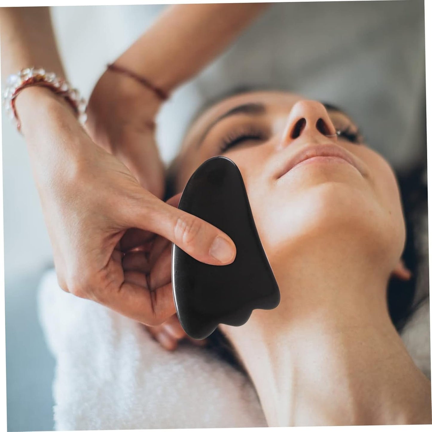 BIUDECO 1 Set Massaging Scrapers Set for Meridians Compact Beauty Tools for Facial Circulation and Aging