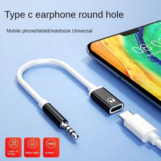 Galepromot Silver Headphone Jack Adapter,USB C to Aux Audio Dongle Cable Cord,3.5mm Male to TypeC Female Audio Cable Cord,Compatible with Laptops, Tablets, Smartphone, MP3 Players, CD Players