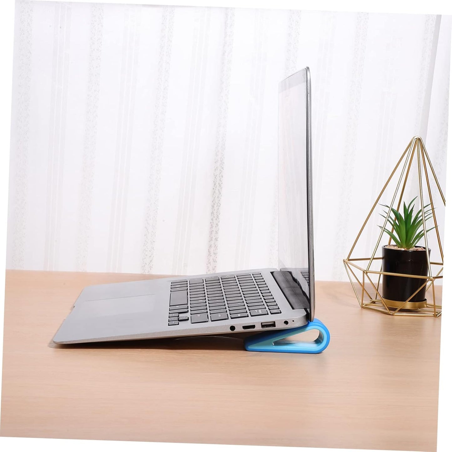 DOITOOL 4pcs Notebook Computer Holder Cooling Pad Laptop Stand Riser for Comfortable Typing