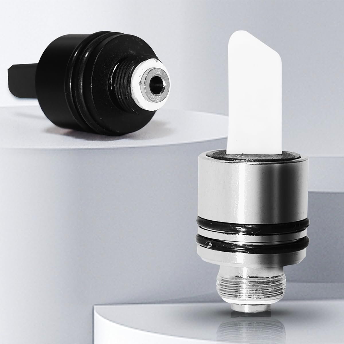 Taomoiup Ceramic Hot Knife Tip are Heating Multi-Tool for Slicing Wax or Viscous oil etc (Silver)