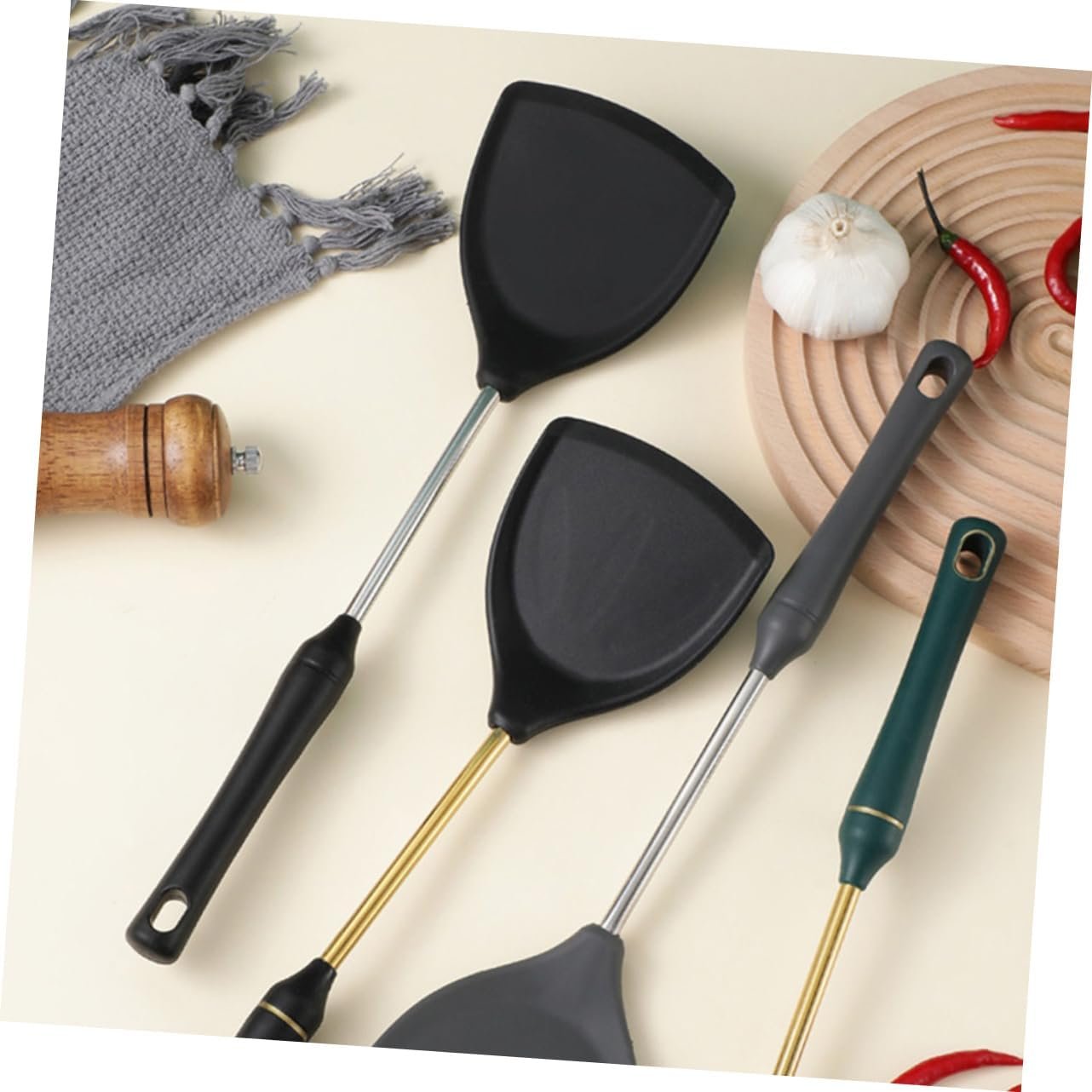 MAGICLULU Pala in Silicone Antiaderente Utensile da Cucina Gadget da Cucina Spurtles