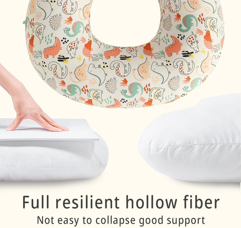 Nursing Pillow for Breastfeeding, Multifunctional Breast Feeding Pillows for Mom, Infant Feeding Support Pillow for 0-12 Months, Newborn Support Pillow for Breastfeeding and Bottle Feeding (Style E)