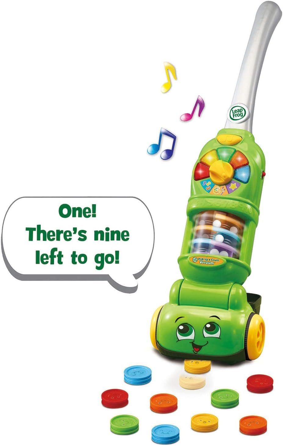 LeapFrog Pick Up and Count Vacuum, Green