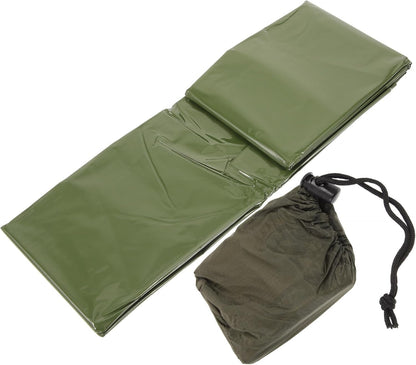 BESPORTBLE Outdoor Survival Blanket Aluminum Film Emergency Blanket Compact Lightweight Rainproof for Weather