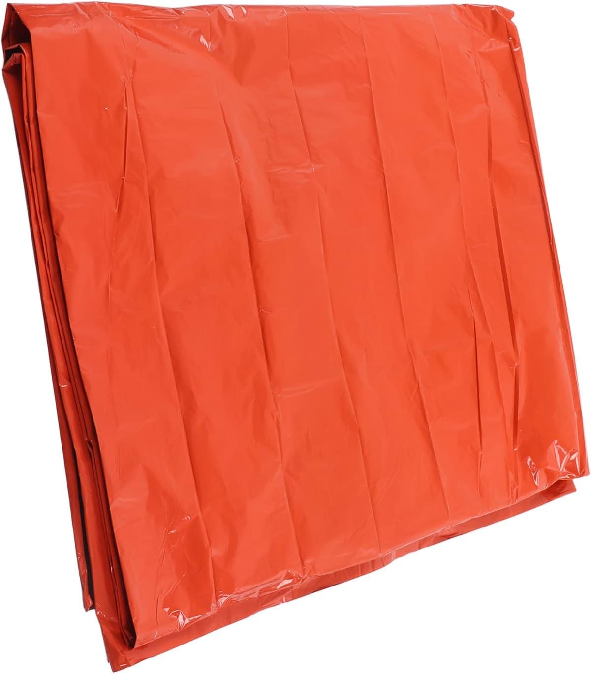 Emergency Survival Shelter Tent, Reusable Foldable Lightweight PET Aluminum Film Thermal Blanket Tent Set Survival Shelter for Hiking Camping Survival Equipment