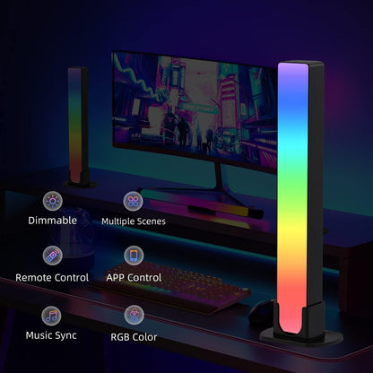 Mcbazel Smart Lighting LED Bar Lights RGB with APP Control/Remote Control RGB Mood Lamp for TV, PC, Games, Movies, Room Decoration