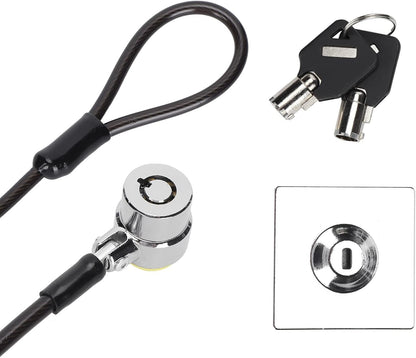 Laptop Lock Lock Antitheft Security Galvanized Cavo con Base di Blocco per - Soluzione di Sicurezza del Computer