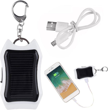Keychain Charger - Keychain Charger High-Brightness Lighting - 1500mAh Large-Capacity Battery Portable Battery with Carabiner, High-Brightness Lighting Backup for Camping Hiking Nicything