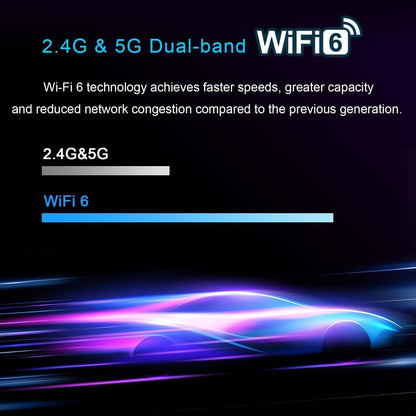 Android 14.0 TV Box 2025, LEFFOT H618 Plus 8K UHD Streaming Device for TV, 4GB RAM/128GB ROM, Smart TV Box with HDR10+, 2.4G/5G Dual-Band WiFi 6, BT 5.0, Voice Control, Allwinner H618 Quad core A53